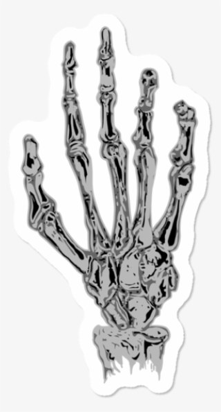 Zuhn Skeleton Hand Sticker - Skeleton