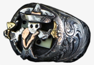Vendor-unknown Collections Hand Engraved Sterling Johnny - Mens Rings