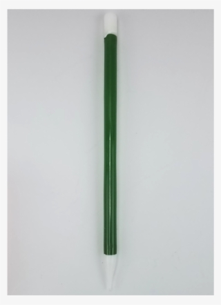 Green Colored Pencil Dabber With White Glass By Mile - Advent Candle