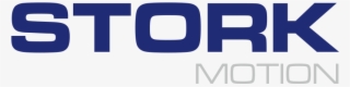 Stork Motion Logo - Electric Blue