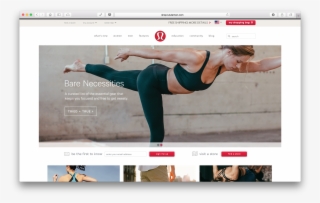 Before - Lululemon Website