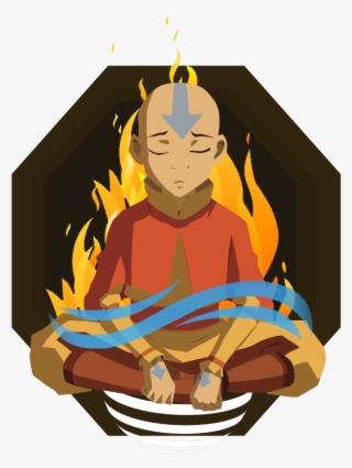 Aang The Avatar - Illustration