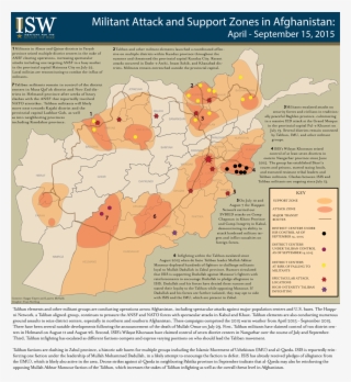 Militant Attack And Support Zones In Afghanistan - Institute For The Study Of War