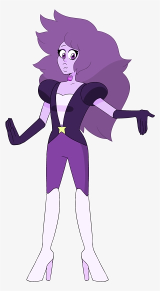 Purple Diamond - Cartoon