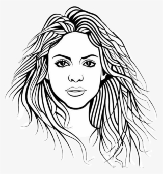 Shakira Sticker - Cabelleras De Mujer En Vectores