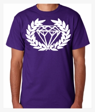 Image Of Purple Diamond Wreath - Crest