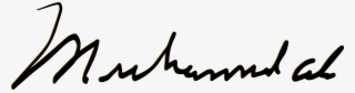 "the G - O - A - T - " - Muhammad Ali Signature Transparent