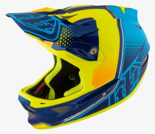 Photo De Casque D3 Composite Starburst Yellow - Troy Lee Designs Helmet