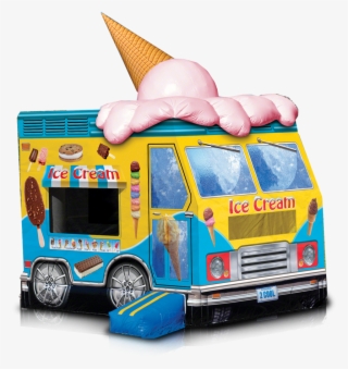Ice Cream Truck Png - Ice Cream Bounce House
