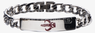 Star Wars Mandalorian Symbol Id Curb Chain Bracelet - Bracelet