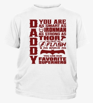 Dad You Are My Super Hero As Dc & Marvel Hero Youth - Active Shirt