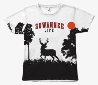 Alert Whitetail Deer Tshirt - Fundacja Firmy Rodzinne