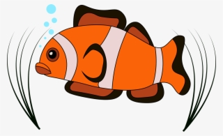 Clown Fish Vector Clown - Sketsa Gambar Ikan Berwarna