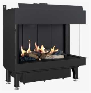 Gas Fireplace Leo 70 Right For Propane Butane Gas Mixture - Fireplace