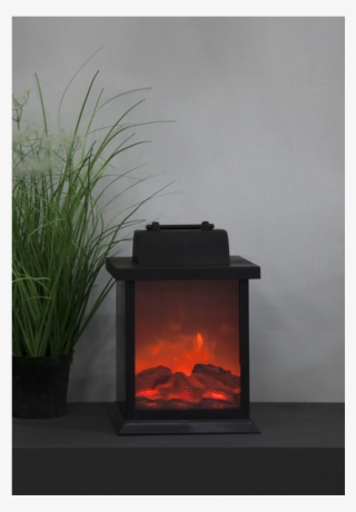 Lantern Fireplace - Lampas S Imitaciou Ohna