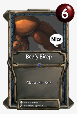 [card] Beefy Bicep - Cartoon
