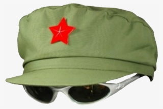 Vintage Radicalleft Hat Sunglasses Mao Chinese Revoluti - Mao Cap