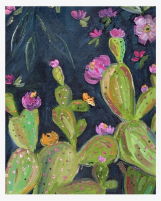 Boho Desert Art Series - Cactus