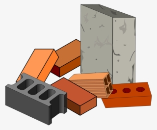 Building Materials Brick Concrete - Building Material Clipart
