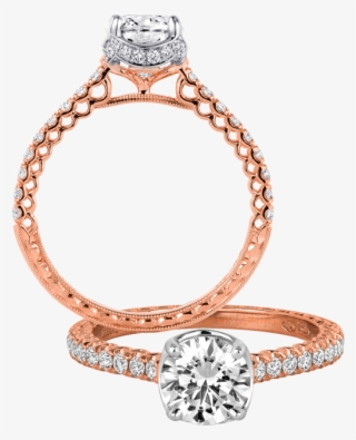 Kgr 1121-p Rose Gold Engagement Ring - Engagement Ring