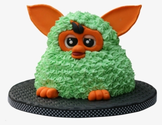 Green Furby Cake Course - Cake Decorating