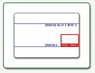 Cas Lst-8010 Printing Scale Label, 58 X 40 Mm, Upc