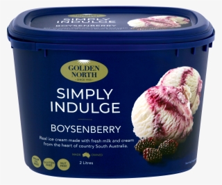 Simply Indulge Boysenberry Ice Cream - Boysenberry Ice Cream Tub