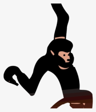 Spider Monkey Clipart Silhouette - Cartoon