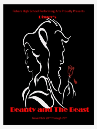Disney's Beauty And The Beast At Fishers High School - Poster