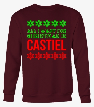 All I Want For Christmas Is Castiel - Refuge Restrooms