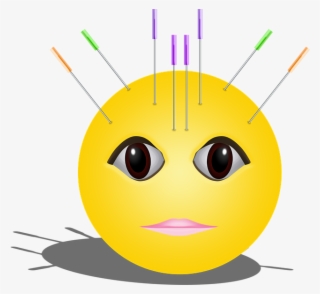Acupuncture Emoticon Smiley Emoji Download This Free - Acupuncture Emoji