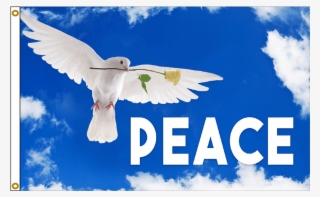 Peace Dove Flag - Peace Flag With Dove