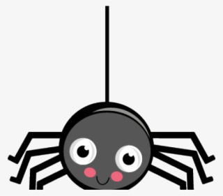 Spider Web Clipart Cute - Halloween Spider Clip Art