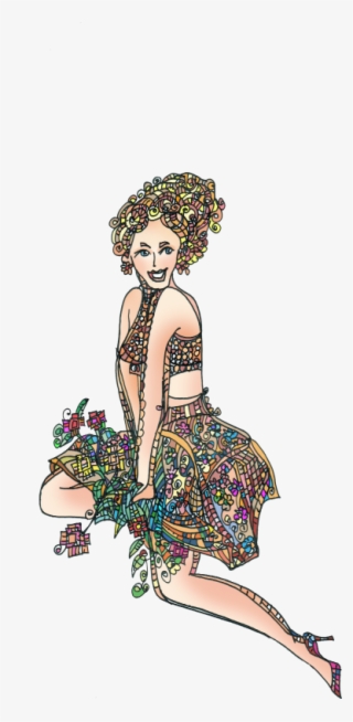 Flower Lady Sexy - Illustration
