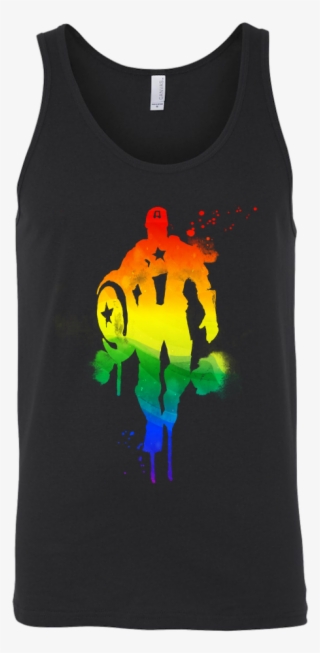 Captain America Shirts Lgbt Shirt Gay Pride Rainbow - Cartoon