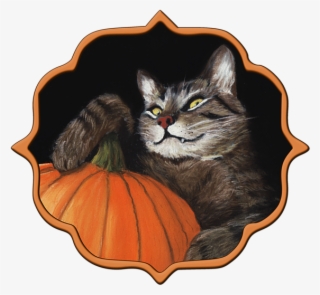 Click And Drag To Re-position The Image, If Desired - Halloween Cat Paintings