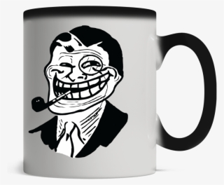 Troll Face Smoking Mug - Troll Face Classy