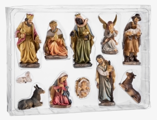 Nativity Figurine Set, 11 Pieces - Nativity Figurine Set