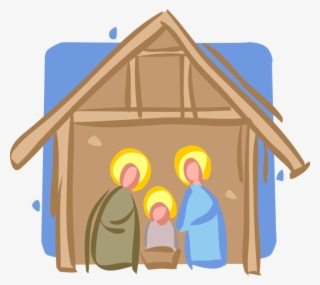 Vector Illustration Of Festive Season Christmas Nativity - Illustration