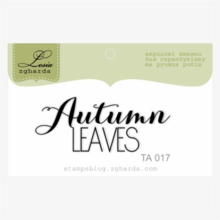 {ta017} Stamp "autumn Leaves" - Alejandro Resta