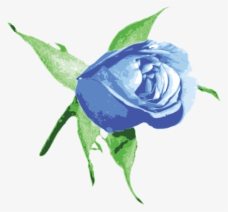 Blue Rose Flower Computer Icons - Blue Rose Bud Png