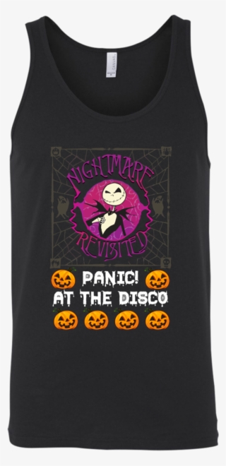 Nightmare Revisited Panic At The Disco Unisex Tank - Nightmare Before Christmas