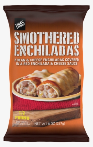 Tina's Smothered Bean & Cheese Enchiladas, 8 Oz Bag, - Tina's Burritos