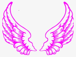 Victoria Secret Pink Logo Png - Angel Wings Side View Drawing