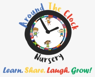 Logo Around The Clock Nursery - Wall Clock