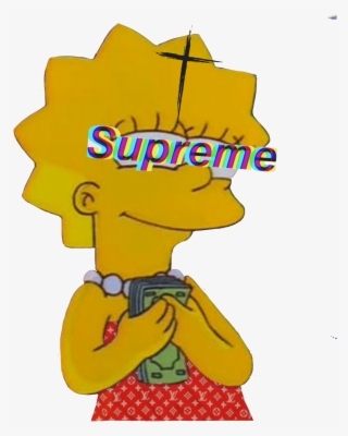 simpsons aesthetic edits pictures and ideas on carver - simpson lisa supreme