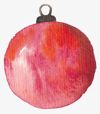 Red Bulb Christmas Transparent Decoration Vector - Locket