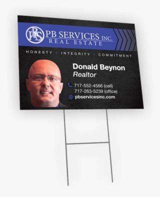 Pb Services Real Estate Sign - Banner