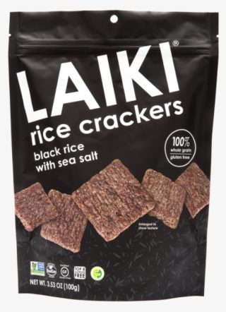 Black Rice Crackers - Chocolate