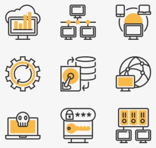 Network - Research Cartoon Icon Png